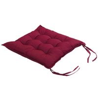Detex Sitzkissen 6er-Set Cozy Dunkelrot