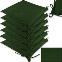 Sitzkissen 6er-Set Boston Grün 43x39x5cm