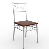 Casaria 5tlg Sitzgruppe »Paul« - Esstisch + 4 Stühle - Eiche dunkel