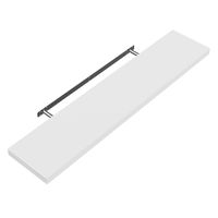 Wandregal Schweberegal 90cm weiß + Halterung