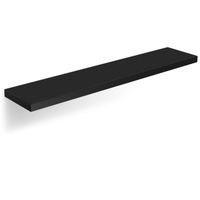 Casaria Wandregal Schweberegal 50cm schwarz + Halterung