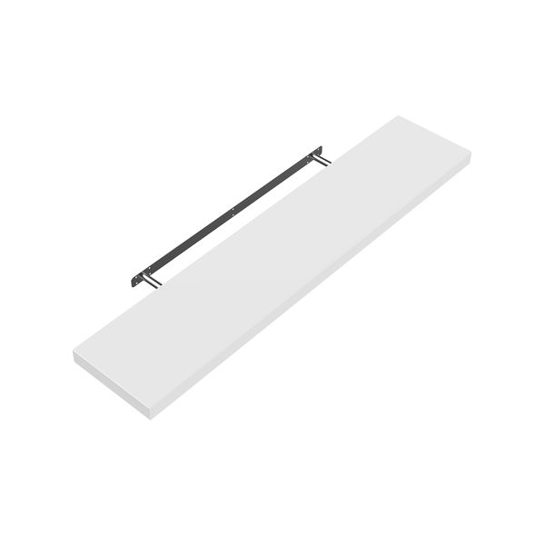 Casaria Wandregal Schweberegal 50cm weiß + Halterung