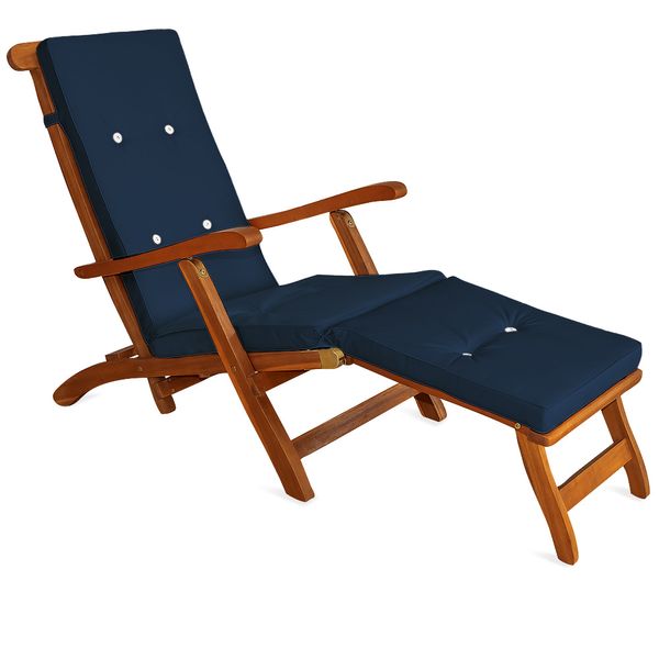 Detex Auflage Sonnenliege Blau 173x43x6cm