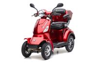 E-Seniorenmobil J4000, Lithium-Akku, 4-Rad, 1000 Watt, Lithium Rot