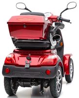 E-Seniorenmobil J4000, Lithium-Akku, 4-Rad, 1000 Watt, Lithium Rot