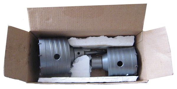 Bohrkrone Dosenbohrer 80+65mm SDS Plus Set