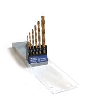 Spiralbohrer HSS Set 6 tlg Set 2-8mm Metall TITAN