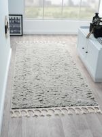 Teppich Moroccan Balance, 100 cm x 200 cm, Farbe schwarz, rechteckig, Florhöhe 19mm
