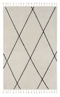 Teppich Moroccan Calm, 160 cm x 230 cm, Farbe weiß, rechteckig, Florhöhe 19mm