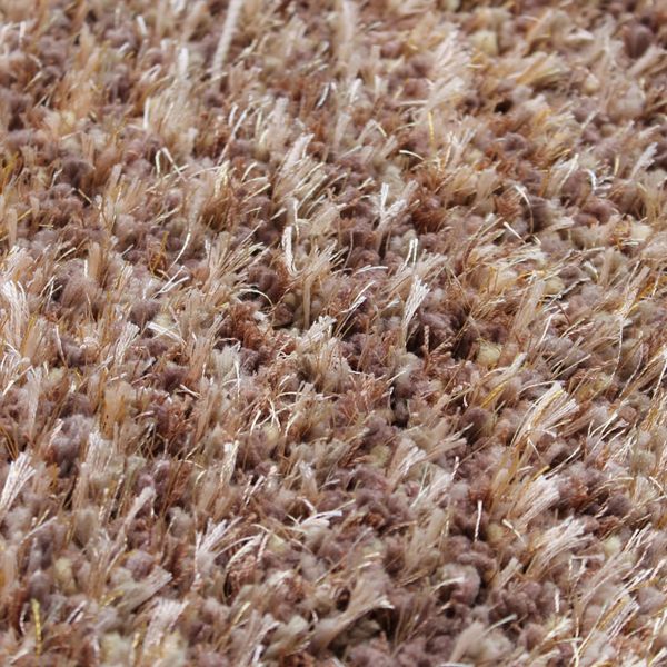 Teppich Shaggy Flokatiteppich Beige 180 x 290 cm