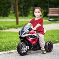 Kinder Elektro-Motorrad Kindermotorrad Elektro-Dreirad ab 18 Monaten Rot