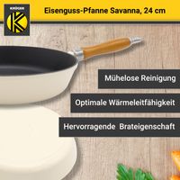 Eisenguss Pfanne Serie SAVANNA, 24 cm