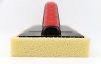 Glättbrett 15x30 Hydroschwamm gerastert Trägerbrett schwarz