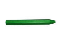 Signierkreide Ø 11 mm/110 mm grün hexagonal ohne Papierummantelung
