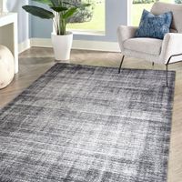 Teppich Kurzflor Grau 230 x 160 x 1 cm