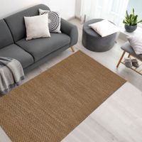 Teppich aus Wolle Taupe 140 x 70 x 1 cm