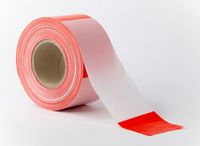 Absperrband 100 m rot weiß