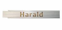 Meterstab weiß Harald