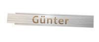 Meterstab weiß Günter