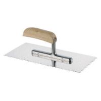 Glättekelle 3x3x3 Stahl Holzgriff