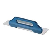 Schweizer Glättekelle 480x130 rostfrei Softgriff blau
