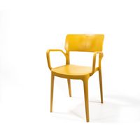 Wing Armchair Senf, Stapelstuhl Kunststoff, 50922