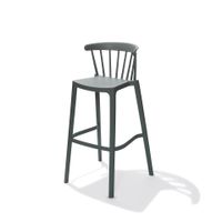 Windson Barhocker grün, Polypropylen, 56x55x103cm (BxTxH), 50913
