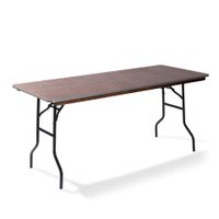 Bankettisch/Klapptisch holz rechteckig 122x76 cm, 21122