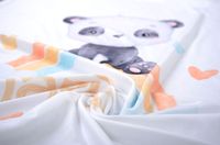 Regenbogen Panda Soft-Peachdecke Größe 75x100 cm