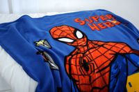 Spiderman Fleecedecke Größe 130x170 cm