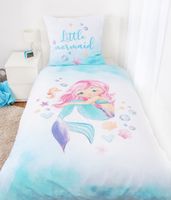 YC - Little mermaid Bettwäsche Größe 80x80 + 135x200 cm