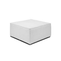 Modulares Sofa VERONA Hocker - hellgrau