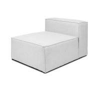 Modulares Sofa VERONA Mittelsofa - hellgrau