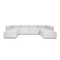 Modulares Sofa VERONA - XXL hellgrau