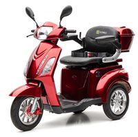 E-Seniorenmobil Billy, Blei-Akku, 3-Rad, 1000 Watt,  Blei Rot