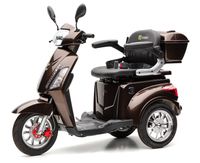 E-Seniorenmobil Billy, Blei-Akku, 3-Rad, 1000 Watt, Blei Braun