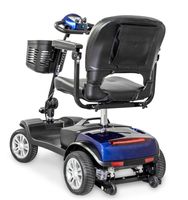 Elektrovierrad Seniorenmobil Roller 6 km/h LIBERTY Blau