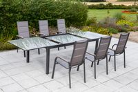 Trivero Set 7tlg. Semi Ausziehtisch