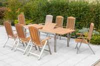 Keros Set 9tlg. Ausziehtisch