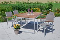 Naxos Set 5tlg. Ausziehtisch