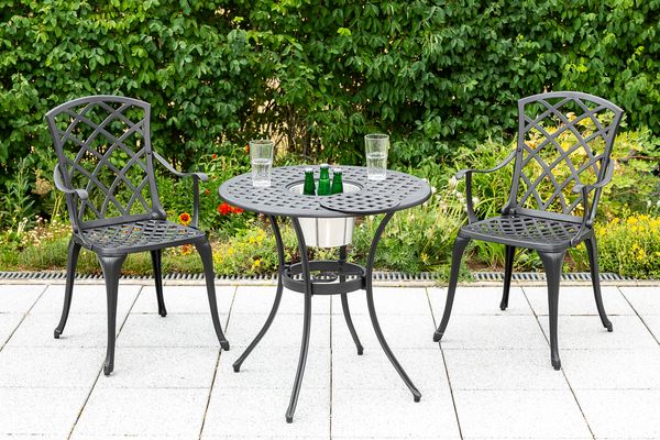 Rhodos Set 3tlg. Tisch rund ø70cm