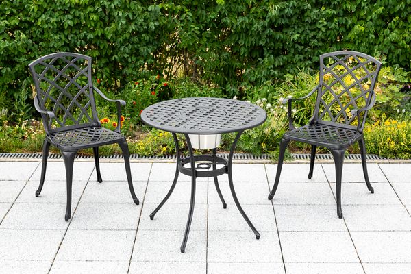 Rhodos Set 3tlg. Tisch rund ø70cm