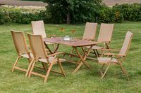 Capri Set 7tlg. Klapptisch