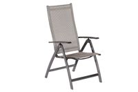 Vicenza Klappsessel 2er Set graphit/diamantbraun
