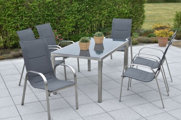 Lucca Set 7tlg. Tisch 150x90 cm