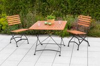 Schlossgarten Set 3tlg. Klapptisch