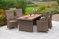 Toskana Set 9tlg. Tisch 185x90 cm