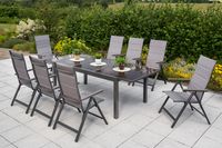 Trivero Set 9tlg. Ausziehtisch
