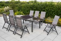 Trivero Set 9tlg. Ausziehtisch