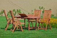 Gartenmöbelset Cordoba 5tlg. Ausziehtisch oval